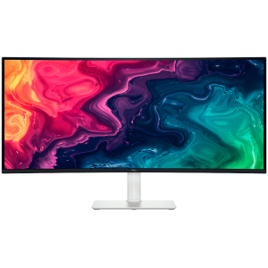 Monitor Dell 34 Plus S3425DW Curved, 3440x1440, WQHD, 120Hz, VA Antiglare, 21:9, 3000:1, 300 cd/m2, 5ms/3ms/1ms, AMD FreeSync Premium, 178/178, 2xHDMI, 2xUSB-C, 2xUSB-A, 2x 5W Speakers, Tilt, Slant, Height Adjust, 3Y