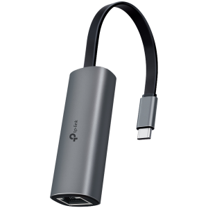 TP-Link USB 3.0 Type-C to 2.5 Gigabit Ethernet Network Adapter, 1xUSB 3.0 Type-C Connector, 1x2.5 Gigabit Ethernet Port, Foldable and Portable Design, Plug and Play in Windows(7/8/8.1/10/11), Mac OS X (10.9 and later), Linux OS, iOS, iPadOS, ChromeOS