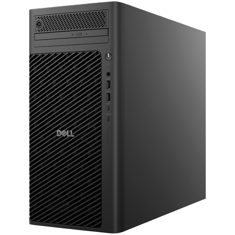 Dell Pro Max Tower FCT2250, Intel Core Ultra 7 265, 32GB (2x16GB) DDR5, M.2 1TB PCIe, Nvidia RTX A1000 8GB GDDR6, Front 2x USB 3.2, 2x USB C 3.2, SD reader, Back 2x USB 2.0, 2x USB 3.2, 1x USB C 3.2, RJ45, 2x DP, USB KB/Mouse, 500W, W11Pro, 3Yr - Image 3