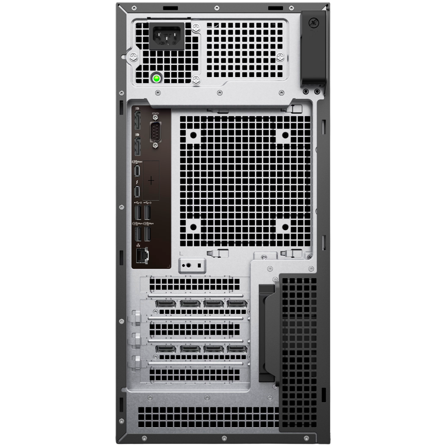 Dell Pro Max Tower FCT2250, Intel Core Ultra 7 265, 32GB (2x16GB) DDR5, M.2 1TB PCIe, Nvidia RTX A1000 8GB GDDR6, Front 2x USB 3.2, 2x USB C 3.2, SD reader, Back 2x USB 2.0, 2x USB 3.2, 1x USB C 3.2, RJ45, 2x DP, USB KB/Mouse, 500W, W11Pro, 3Yr - Image 4