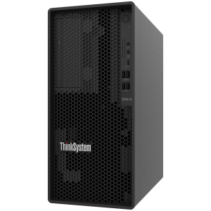 Lenovo ThinkSystem ST45 V3,AMD EPYC 4124P 4C (3.8GHz 65W), 1x16GB TruDDR5 5600MHz (1Rx8) ECC UDIMM, SW RAID,1x500W Platinum,3yr warranty