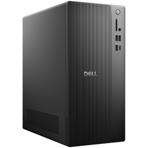Dell Tower ECT1250, i5 14400, 8GB RAM DDR5, 512GB SSD PCIe M.2, WiFi 6+BT 5.3, Front: 1x USB C 3.2, 1x USB 3.2, 2x USB 2.0, SD Card, Back: 2x USB 3.2, 2x USB 2.0, HDMI, RJ45, No KB/Mouse, 180W, W11Pro, 3Yr
