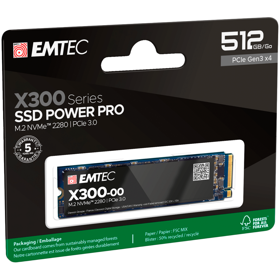 Emtec X300 M2 SSD Power Pro 512GB