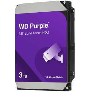 HDD AV WD Purple (3.5'', 3TB, 128MB, 5400 RPM, SATA 6 Gb/s)