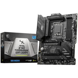 MSI MAG B760 Tomahawk WiFi Gaming Motherboard (Supports 12th/13th/14th Gen Intel Processors, LGA 1700, DDR5, PCIe 5.0, M.2, 2.5Gbps LAN, USB 3.2 Gen2, HDMI/DP, Wi-Fi 6E, Bluetooth 5.3, ATX)