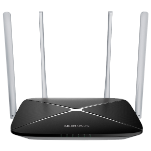 Mercusys MB135-4G AC1200 Wi-Fi 4G LTE Router, Build-In 150Mbps 4G LTE Modem, 300 Mbps at 2.4 GHz, 867 Mbps at 5 GHz, 4G Cat4 150/50 Mbps, Internal Antennas, Extra 3G/4G Antenna Ports, 1x 10/100 Mbps LAN Port, 1x 10/100 Mbps WAN/LAN Port