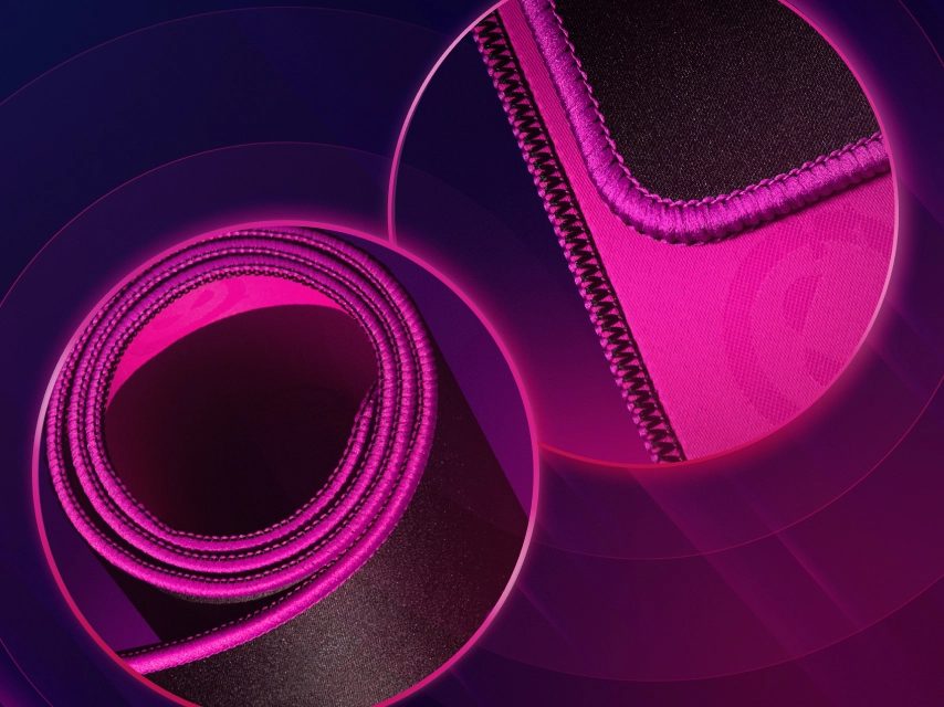 Lorgar Main 315, Gaming mouse pad, High-speed surface, Purple anti-slip rubber base, size: 500mm x 420mm x 3mm, weight 0.39kg - Image 4