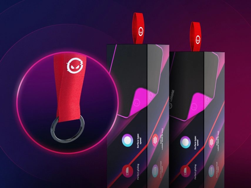 Lorgar Main 315, Gaming mouse pad, High-speed surface, Purple anti-slip rubber base, size: 500mm x 420mm x 3mm, weight 0.39kg - Image 5