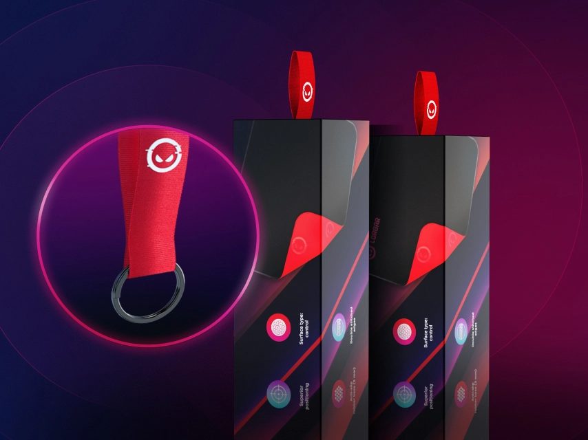 Lorgar Main 323, Gaming mouse pad, Precise control surface, Red anti-slip rubber base, size: 360mm x 300mm x 3mm, weight 0.21kg - Image 5