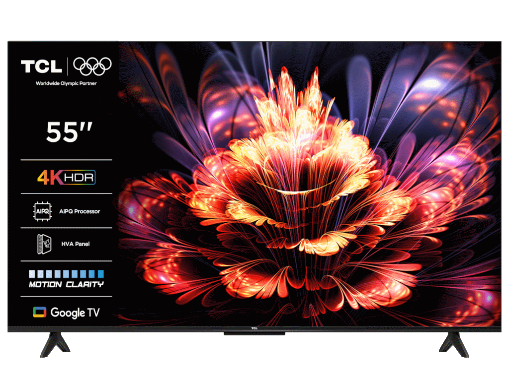 TCL 55"V6C 4K TV Google OSHDR10 HVA Panel Motion ClarityDolby Audio; AiPQ Processor; - Image 2