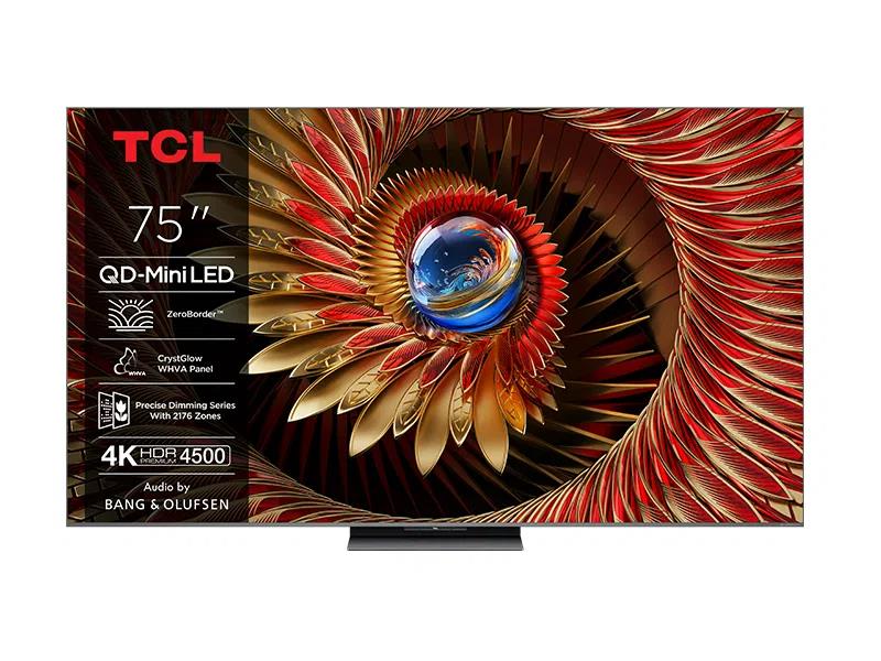 TCL 75"C8K 4K QD-Mini LED TV144Hz Google TV; ZeroBorder;Audio BANG & OLUFSEN; HDR Premium 5000; - Image 2