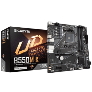Gigabyte MB [B550M K];AM4; 4xDDR4; 2xM.2; 4xSATA;8xusB; DP; HDMI; PS2; mATX
