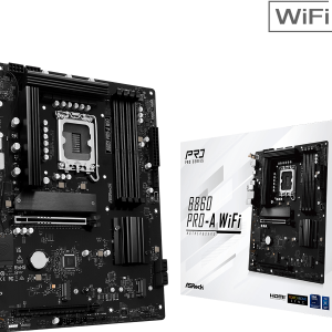 ASROCK MB B860 PRO-A WIFI4xDDR5, 3xM.2, 4xSATA16xUSB, HDMI, DP, RAID, ATX