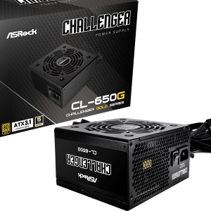 ASROCK PSU 650W Gold, CL80PLUS, 120mm fan, ATX 3.1PCIe 5.1