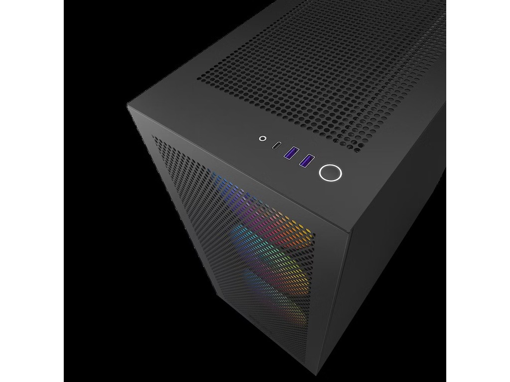 NZXT CASE H7 FLOW BLACK RGB Mini-ITX, Micro-ATX, ATX Mid-Tower, 4x fans - Image 4