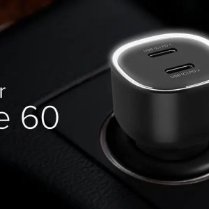 CANYON car charger OnDrive 60 PD 60W 2xUSB-C Black