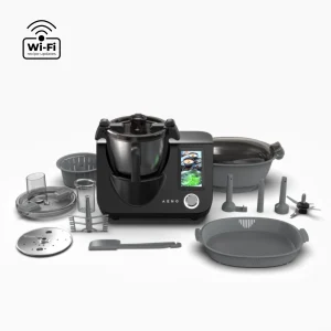 Smart Cooking Robot CR1S: bowl 3.5 L, 8 automatic program, 12 speeds, 1000 W (Heating Power), 600 W (Motor Power), Temperature range: 37-130°C, Built-in Kitchen Scale