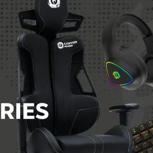 CANYON headset EGO GH-16 3in1 2.4Ghz+BT Black