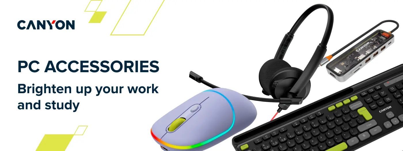 CANYON mouse MW-25 Ergonomic LED AA Dual mode Wireless Black