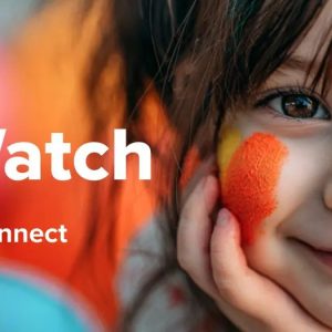 CANYON kids watch Jondy KW-44 4G Camera GPS Music Blue