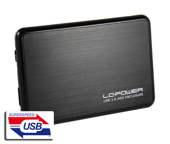 LC-Power LC-25BUB3 Enclosure2.5" USB 3.0,ultra slim - Image 2