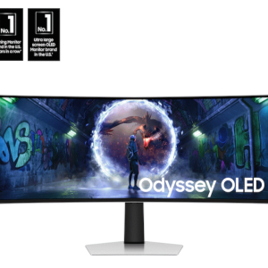 Samsung 49" OLED Monitor G93SD1800R, DQHD, 240Hz, 0.03msDP, HDMI, Micro HDMI, USB-C, HAS, Tilt