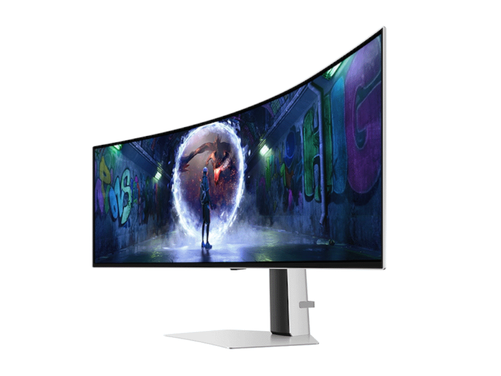 Samsung 49" OLED Monitor G93SD1800R, DQHD, 240Hz, 0.03msDP, HDMI, Micro HDMI, USB-C, HAS, Tilt - Image 4