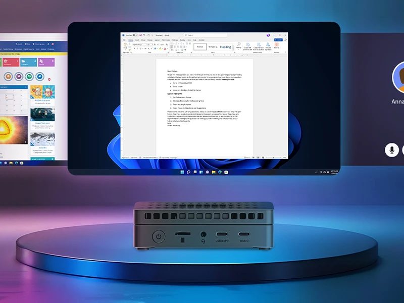 Prestigio Solutions Digital Media Player PSMPC100, Intel N100/N150, 8GB+256GB, Windows 11 Pro Trial - Image 3