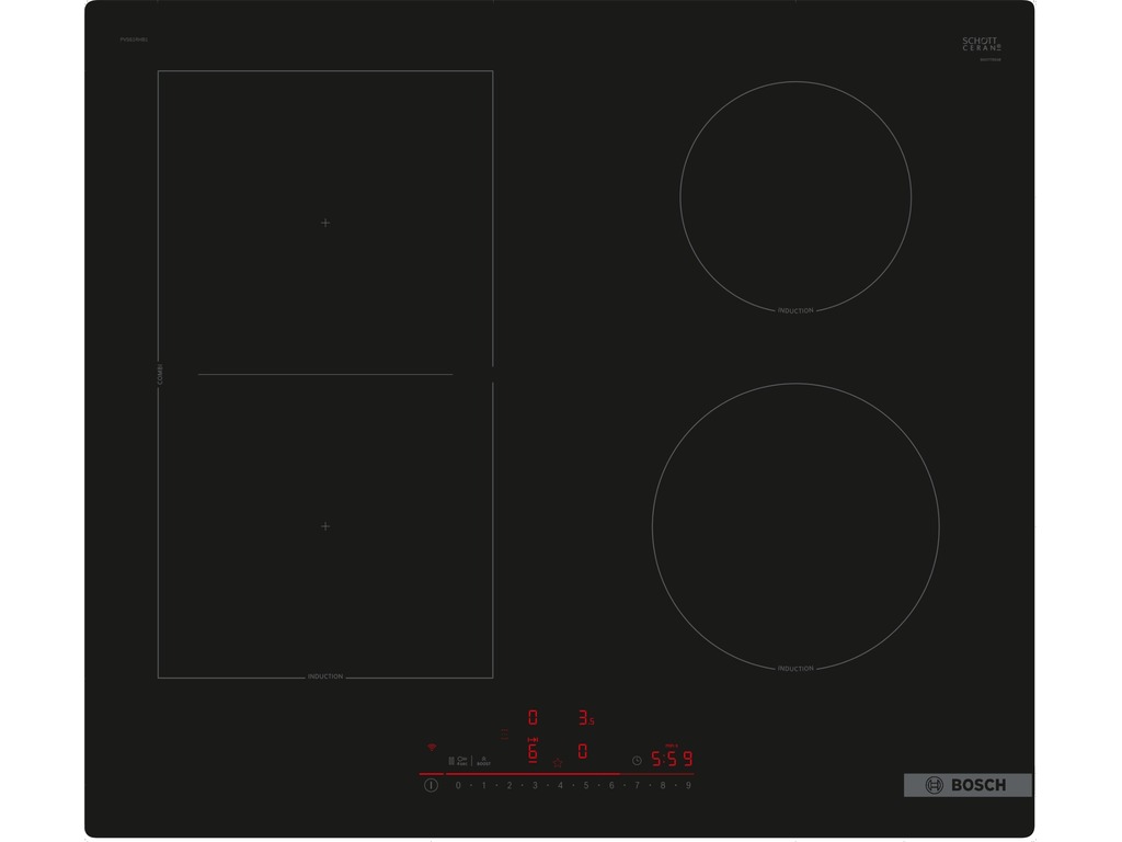 BOSCH indukcijska ploča Serie 6|, DirectSelect,CombiZone,SmartHoodAutomatic - Image 2