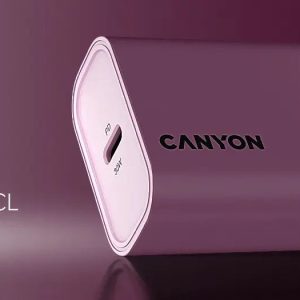CANYON charger OnCharge 30CL Max Power 30W 1xPD EU Pink
