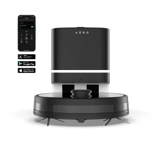 AENO Robot Vacuum Cleaner RC1S: Automatic dust removal and charging station, wet & dry cleaning, smart control AENO App, UV lamp