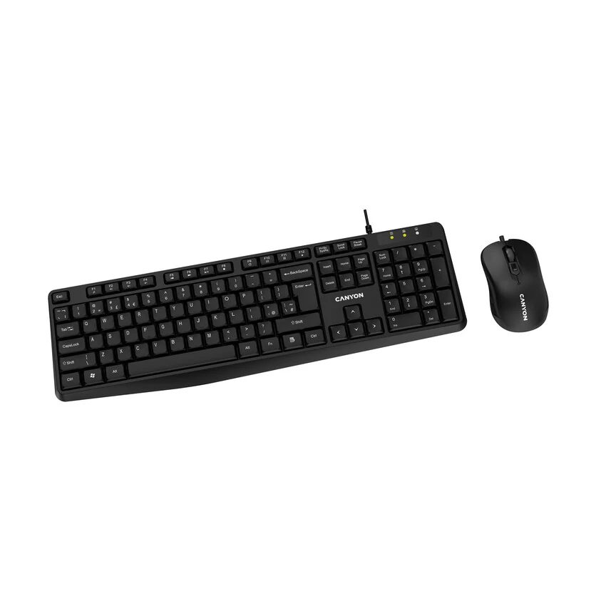CANYON SET-1 EN/AD Keyboard+Mouse Wired Black - Image 3
