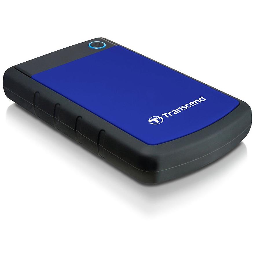 Transcend HDD 1TB StoreJet H3portable,anti-shock,blue
