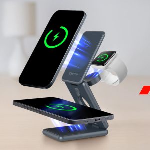 CANYON Foldable wireless charger OnCharge 309 15W 3in1 Metal