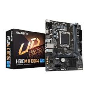 Gigabyte MB [H610M K DDR4]LGA1700; 2xDDR4; M.2; 2xSATA6xUSB; HDMI; mATX