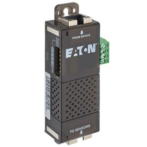 Eaton Environmental Monitoring Probe (EMP) Gen 2, provides one temperature, one humidity, and two dry-contact status data points. compatible with the UPS, Network-M2 and Eaton rack PDUs including G3 (firmware 4.x or later), G3HD and G3+