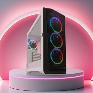 LC-Power Case Gaming 805BWHolo-1_X, Midi-Tower,4x120ARGBGPU: 390mm, CPU Cooler: 165mm