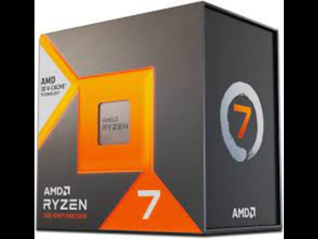 AMD CPU Desktop Ryzen 7 8C/16T 7800X3D (5.0GHz Max, 104MB,120W,AM5) box, with Radeon Graphics