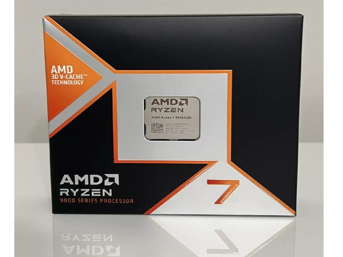 AMD CPU Desktop Ryzen 7 8/16T 9800X3D (5.2GHz,104MB,120W,AM5) box, with Radeon Graphics - Image 2