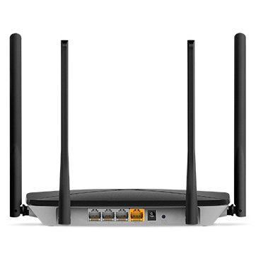 Mercusys AC12G AC1300 Dual Band Wireless Router, 867Mbps at 5GHz + 400Mbps at 2.4GHz, 1 10/100/1000M WAN + 3 10/100/1000M LAN, 4 x fixed 5dBi High Gain antennas, MU-MIMO, Smart Connect, IPTV and IPv6 supported, Mercusys App, WPA3, 2x2 MIMO - Image 2