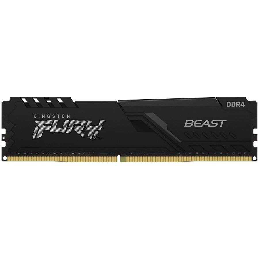 Kingston DRAM 16GB 3200MT/s DDR4 CL16 DIMM 1Gx8 FURY Beast Black