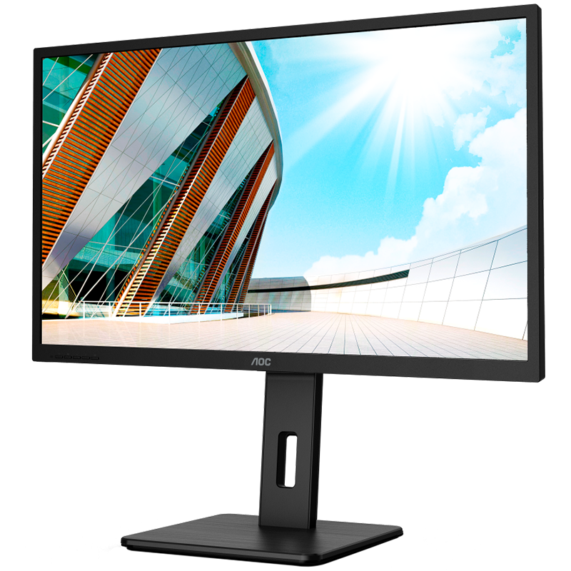 AOC Monitor LED Q32P2 Business 31.5", 16:9, 2560x1440, IPS, 75Hz, 250 cd/m², 1000:1, 50M:1, 4ms, 178/178°, DP, 2xHDMI, DP, 4 x USB 3.2, Speakers, Tilt, Swivel, H. Adjust, VESA, Frameless) Black, 3y - Image 2