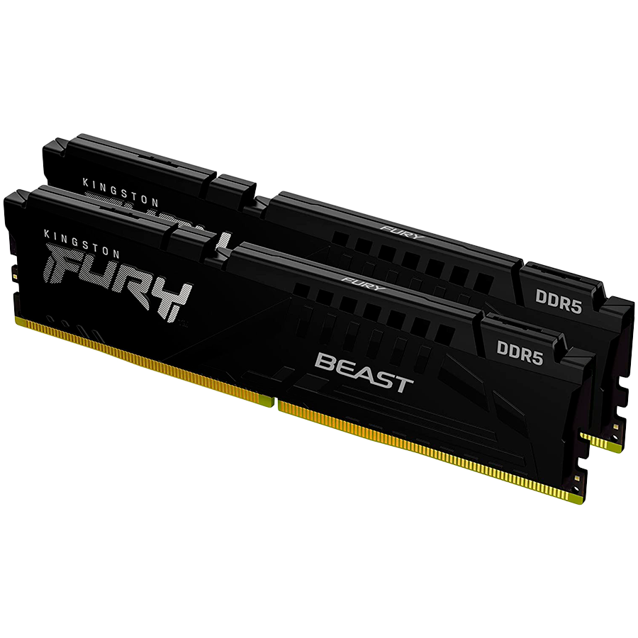 Kingston DRAM 32GB 5200MT/s DDR5 CL40 DIMM (Kit of 2) FURY Beast Black XMP