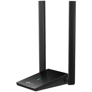 TP-Link Archer TX20U Plus AX1800 High Gain Dual Band Wi-Fi 6 USB Adapter, 1201 Mbps at 5 GHz + 574 Mbps at 2.4 GHz, 2× High Gain External Antennas ( Adjustable, Multi-Directional ), USB 3.0, Extension Cable, MU-MIMO, OFDMA, WPA3, Beamforming