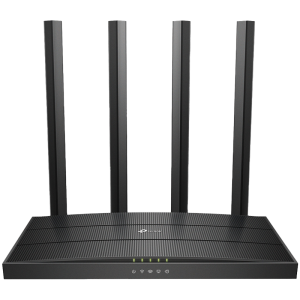 TP-Link Archer C6 AC1200 Wireless MU-MIMO Gigabit Router,867 Mbps at 5 GHz and 400 Mbps at 2.4 GHz band,1× Gigabit WAN Port,4× Gigabit LAN Ports, 1.2 GHz CPU,4×Fixed High-Performance Antennas,WPA3, Router/AP mode, Beamforming,Tether app,SPI firewall
