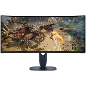 Monitor Alienware 34 Gaming AW3425DWM Curved, 3440x1440, WQHD, 180Hz, VA Antiglare, 21:9, 3000:1, 400 cd/m2, AMD FreeSync+ VESA, 4ms/2ms/1ms, 178/178, DP, 2xHDMI, 2xUSB-A, USB-B, Tilt, Pivot, Height Adjust, 3Y