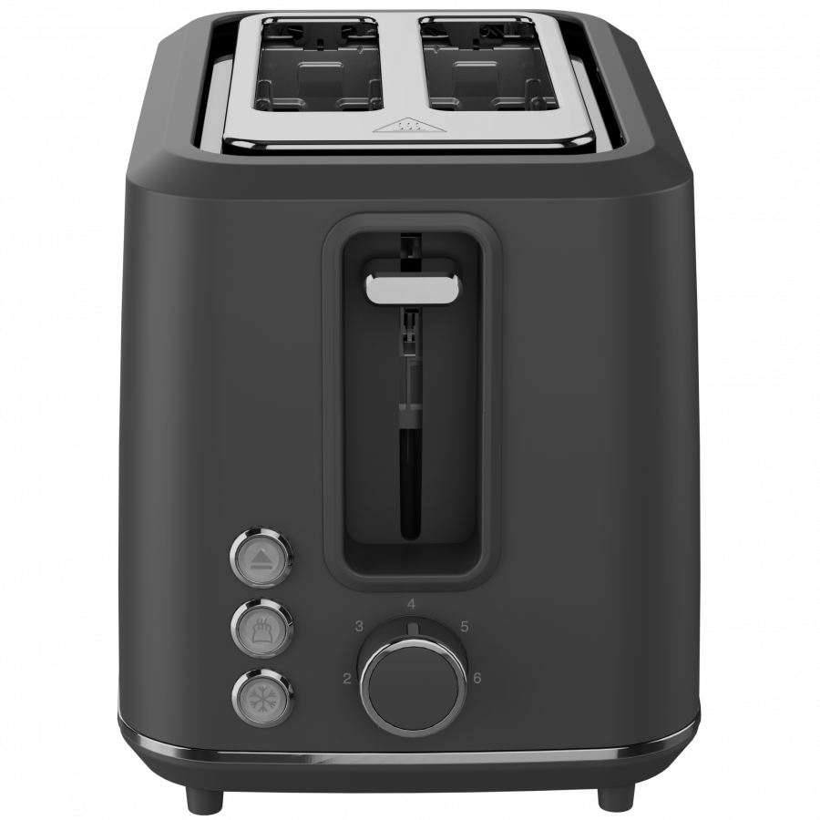 Electric Toaster, Grey, 220-240V, 50-60Hz, 920-1080W, 2 slots, 3 modes, 7 browning levels - Image 3
