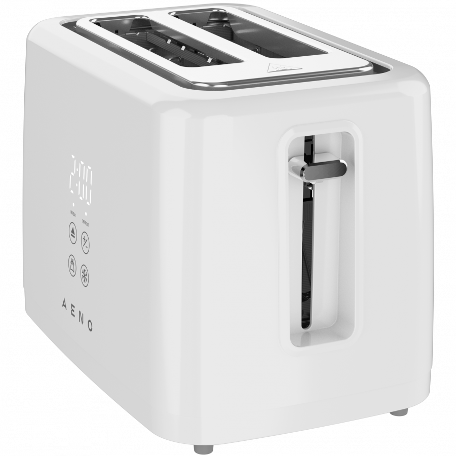 Electric Toaster, White, 220-240V, 50-60Hz, 780-930W, 2 slots, 3 modes, 7 browning levels - Image 2