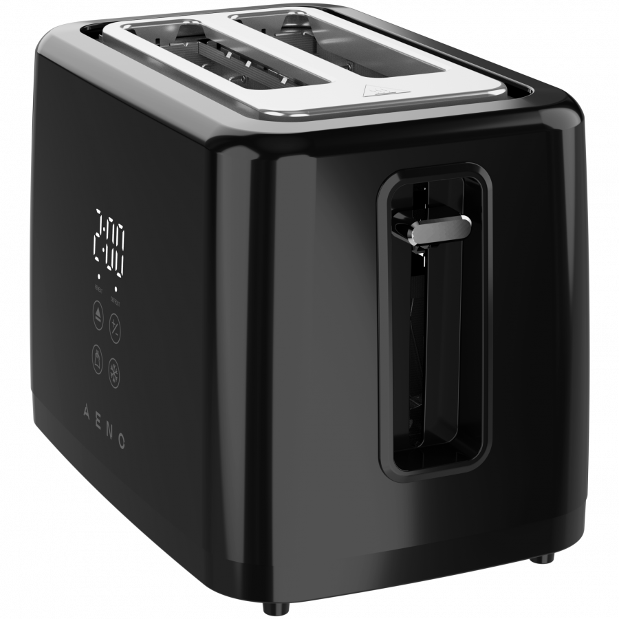 Electric Toaster, black, 220-240V, 50-60Hz, 780-930W, 2 slots, 3 modes, 7 browning levels - Image 2