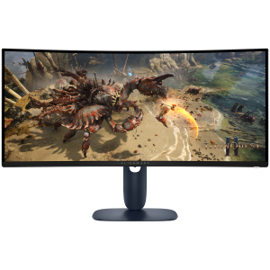 Monitor Alienware 34 Gaming AW3425DWM Curved, 3440x1440, WQHD, 180Hz, VA Antiglare, 21:9, 3000:1, 400 cd/m2, AMD FreeSync+ VESA, 4ms/2ms/1ms, 178/178, DP, 2xHDMI, 2xUSB-A, USB-B, Tilt, Pivot, Height Adjust, 3Y